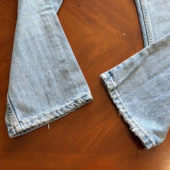 London Jean Lightwash Blue Denim Straight Leg Jeans Woman Size 6 Classic Rise - Picture 10 of 10